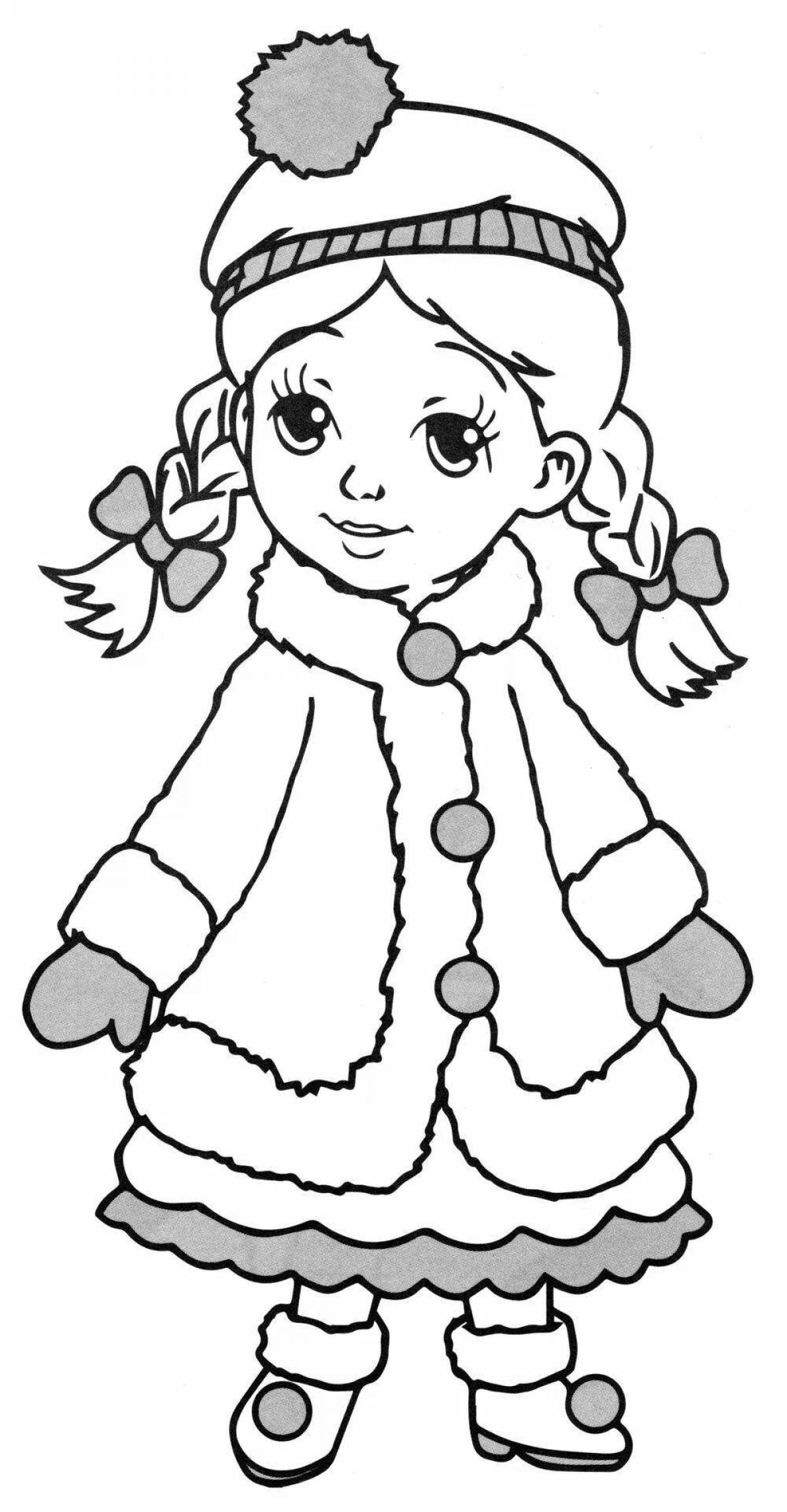 Girl in fur coat #3