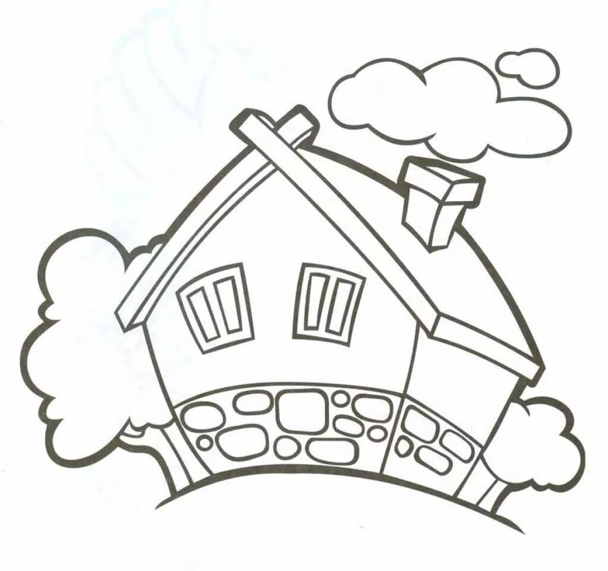 House for children drawing #2