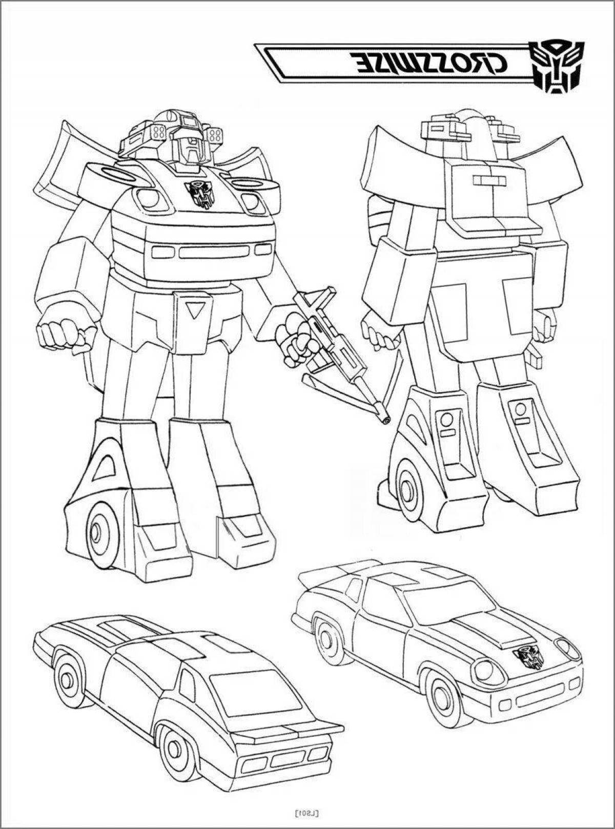 Awesome master vi tobot coloring page