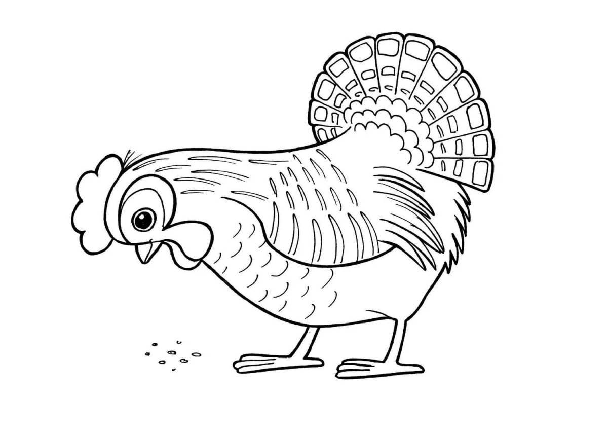 Animal and bird coloring pages