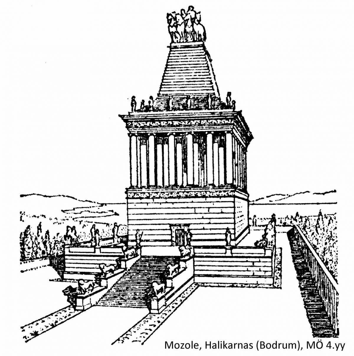 Галикарнас мавзолей чертежи