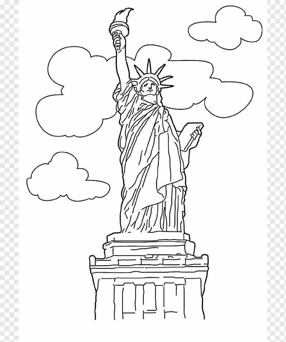 Royal coloring page 7 wonders of the world