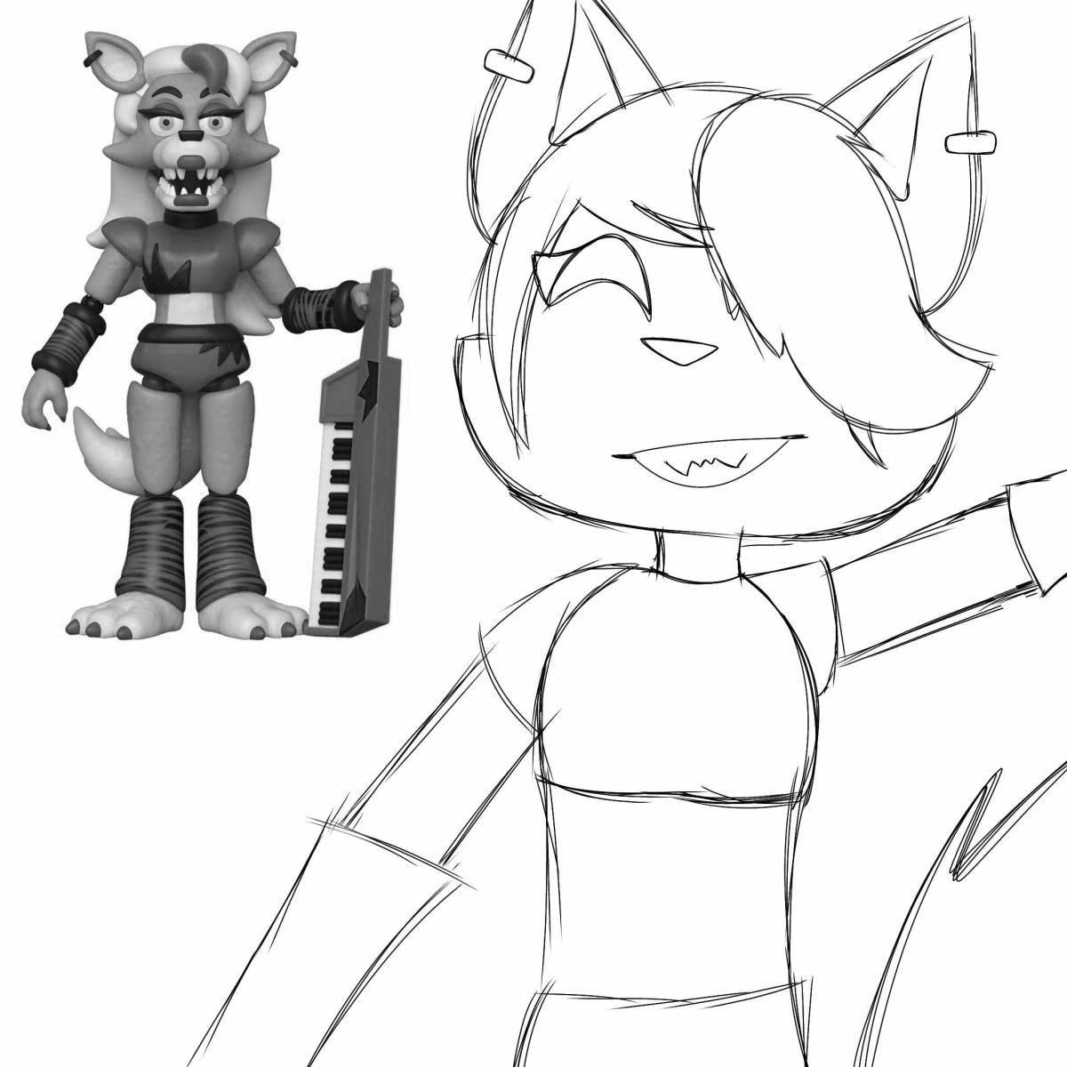 Coloring cute roxana