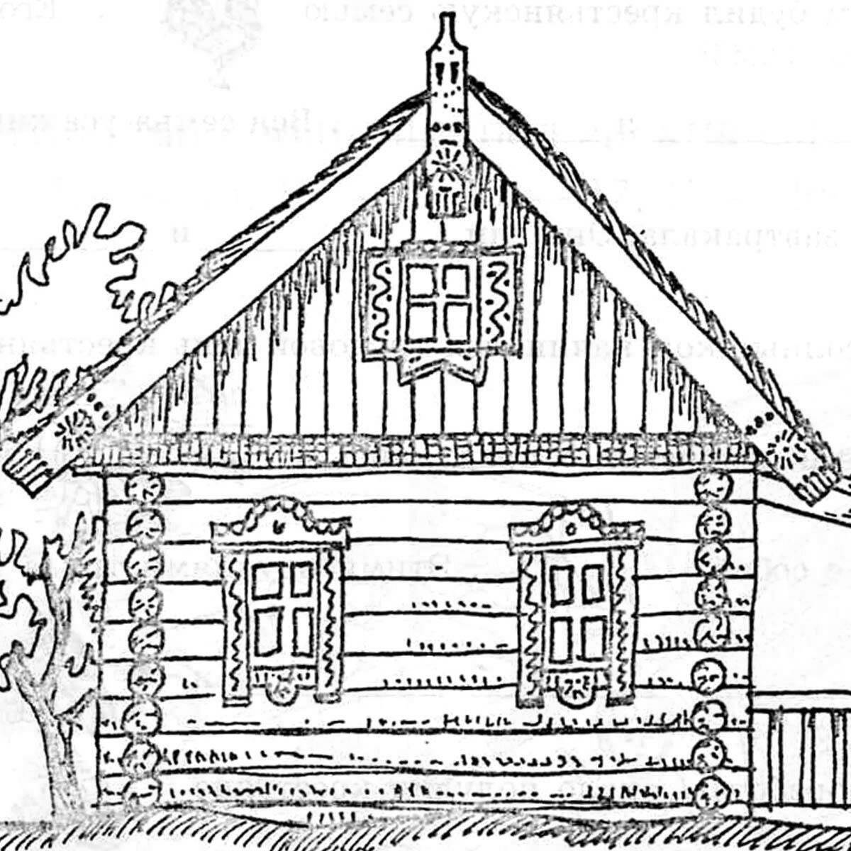 Photo A charming Russian hut inside