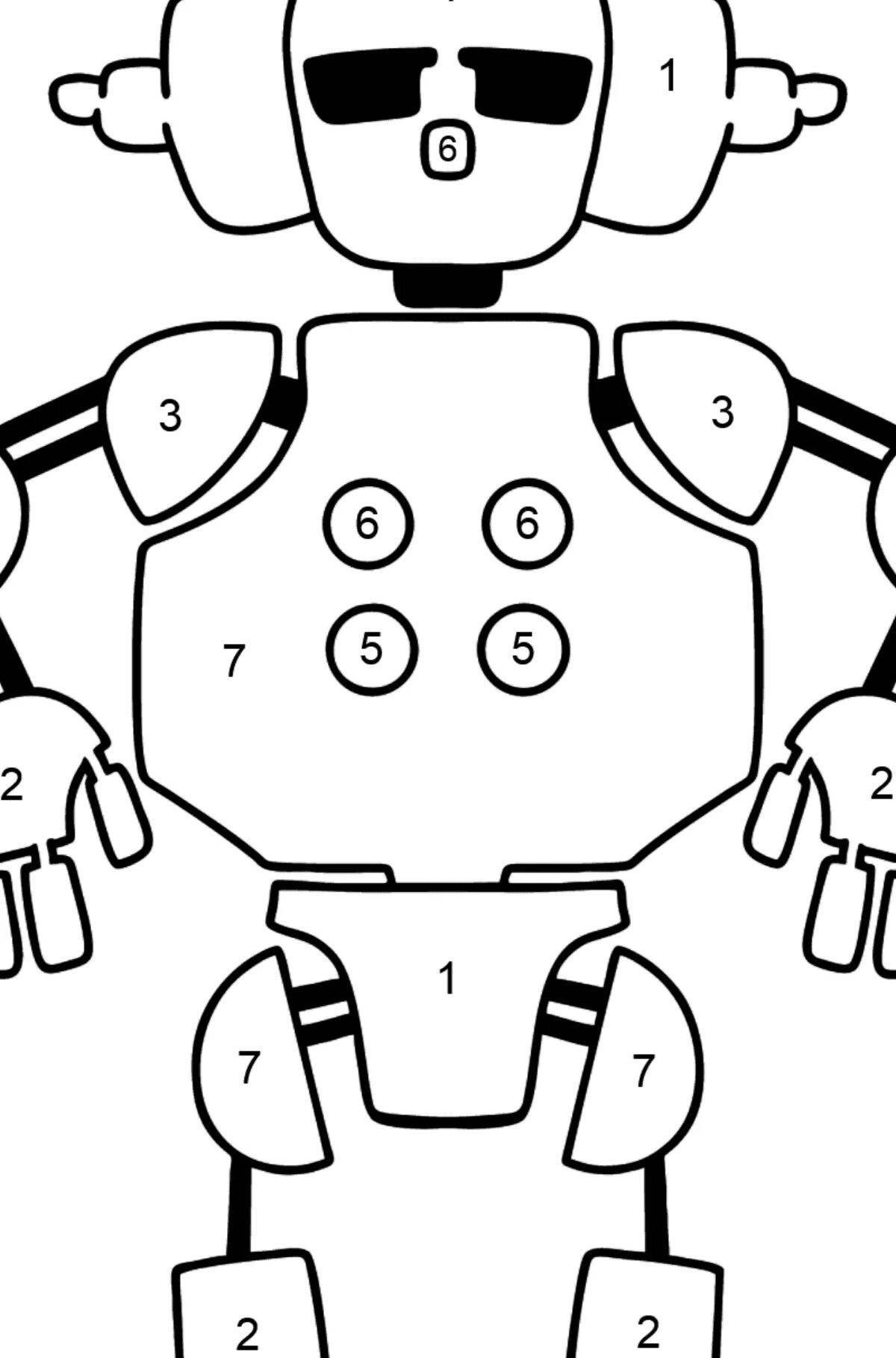 Robot by numbers #14