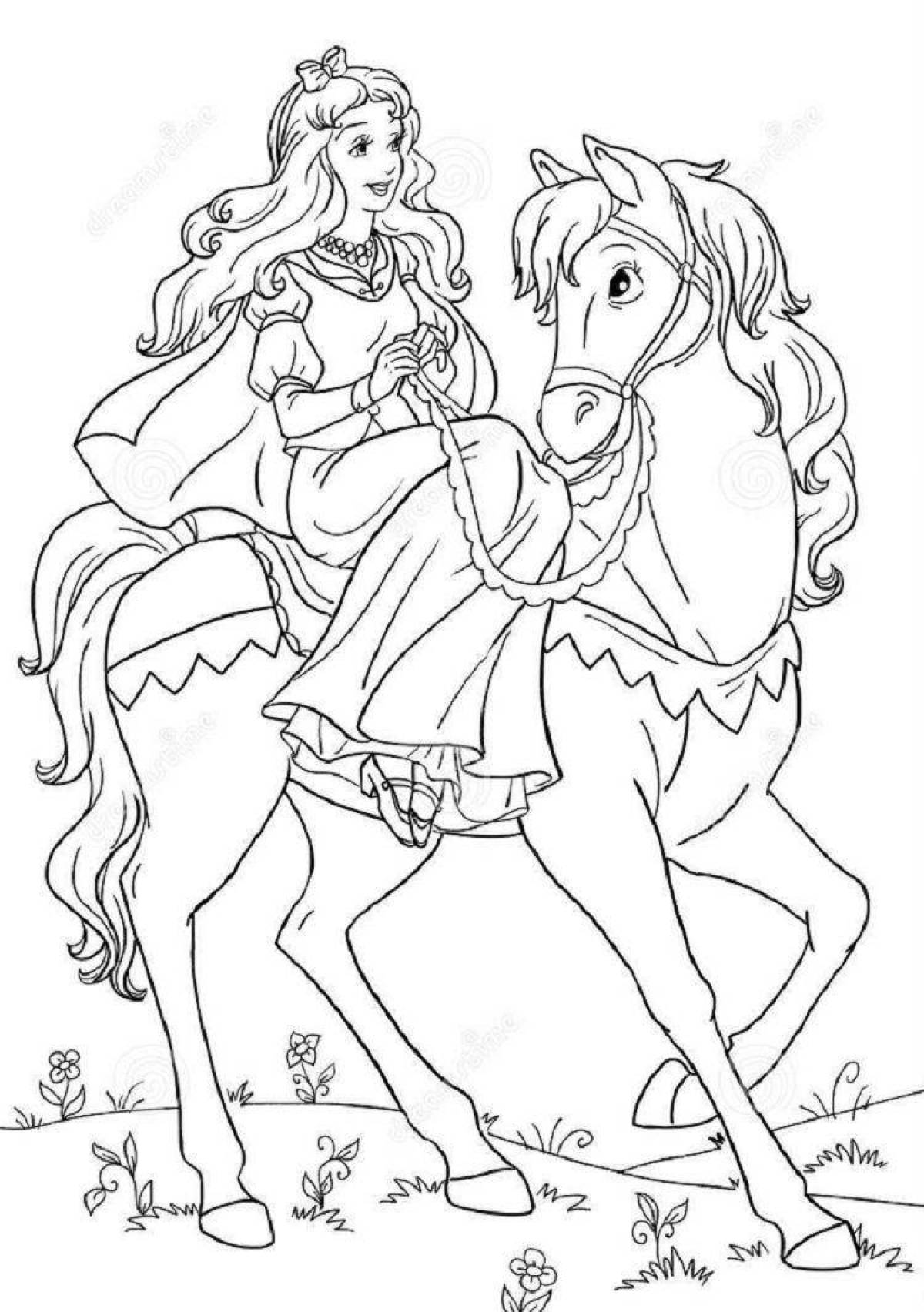 Horse and princess #1