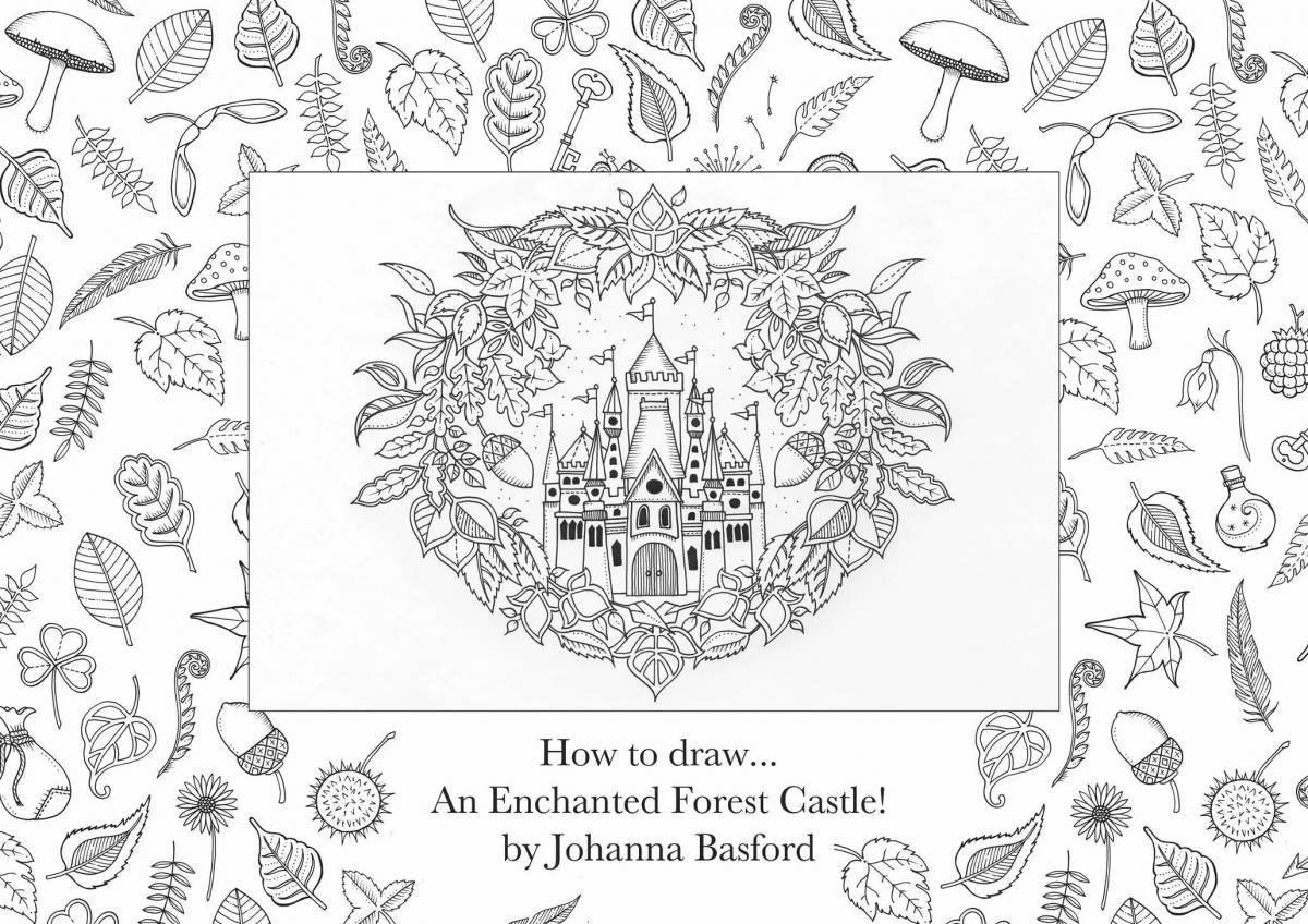 Joanna basford's gorgeous antistress coloring book