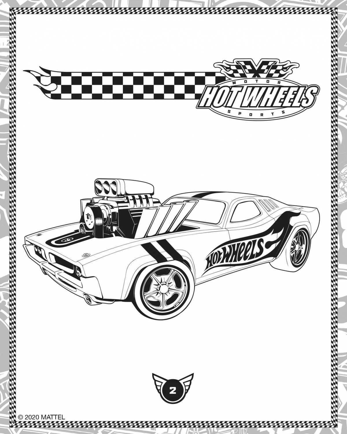 Colouring fairy cars hot wheels