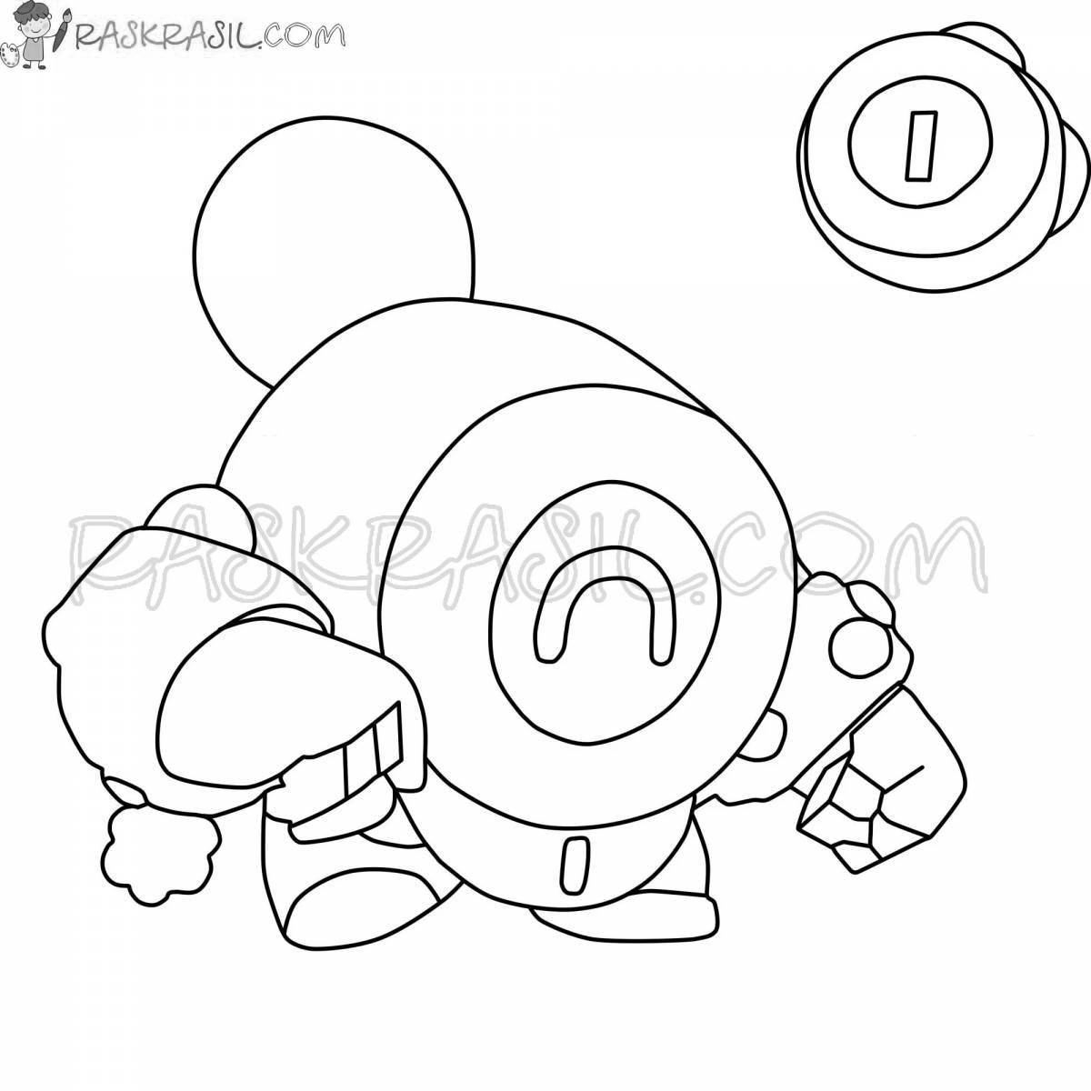 Coloring glorious nani brawl stars