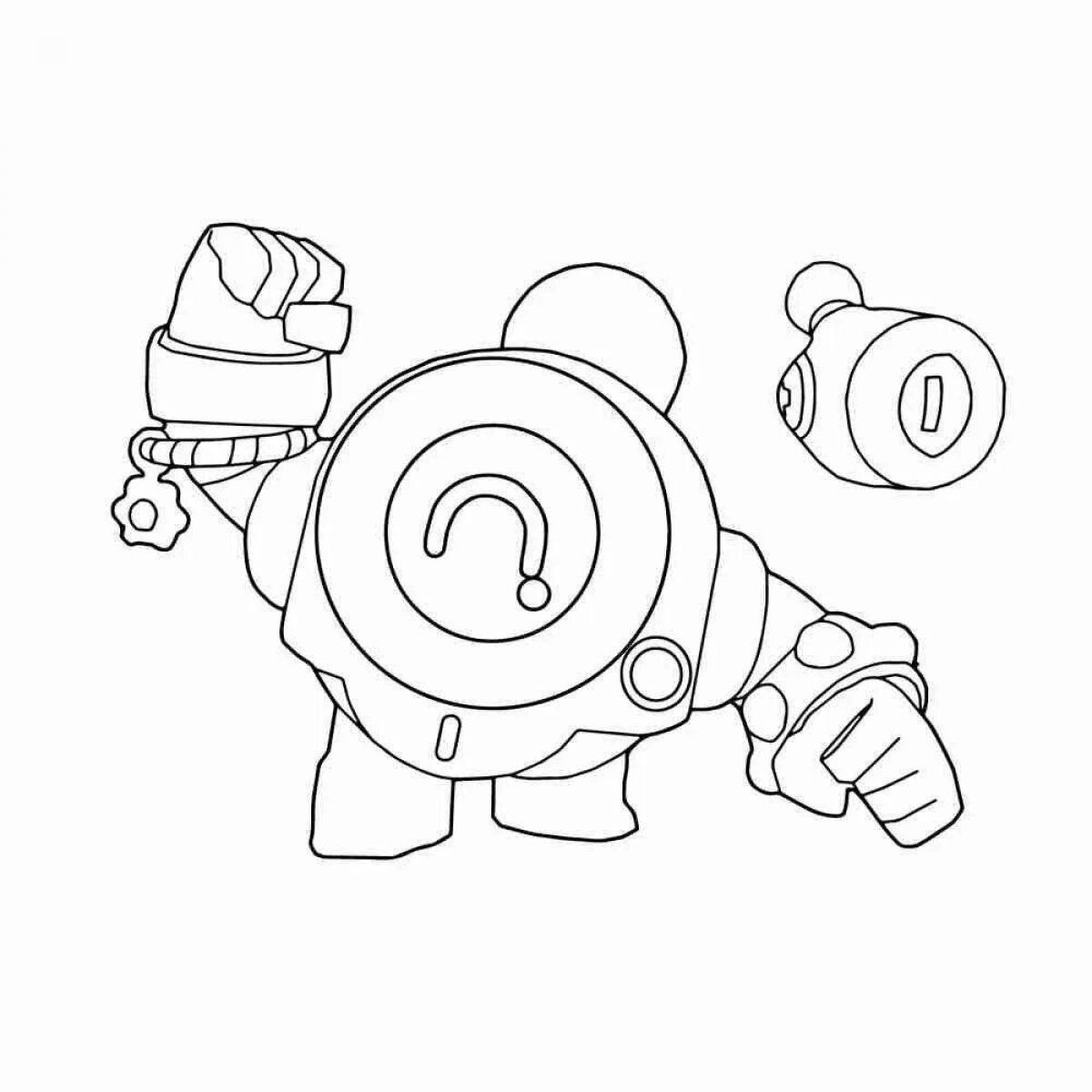 Coloring daring nani brawl stars