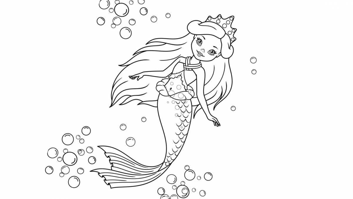 Amazing princess sophia mermaid coloring book