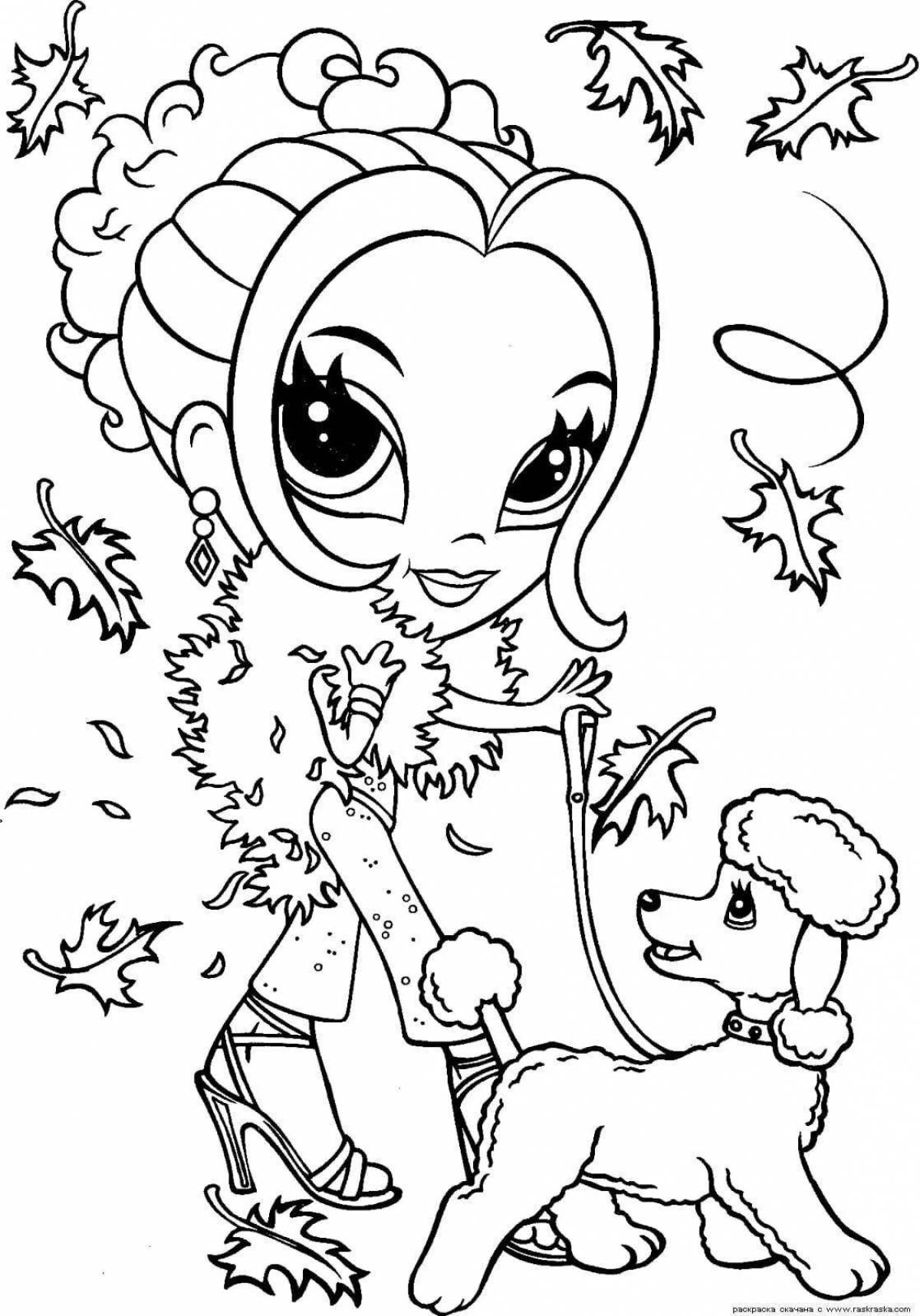 Amazing coloring pages for girls 7 8