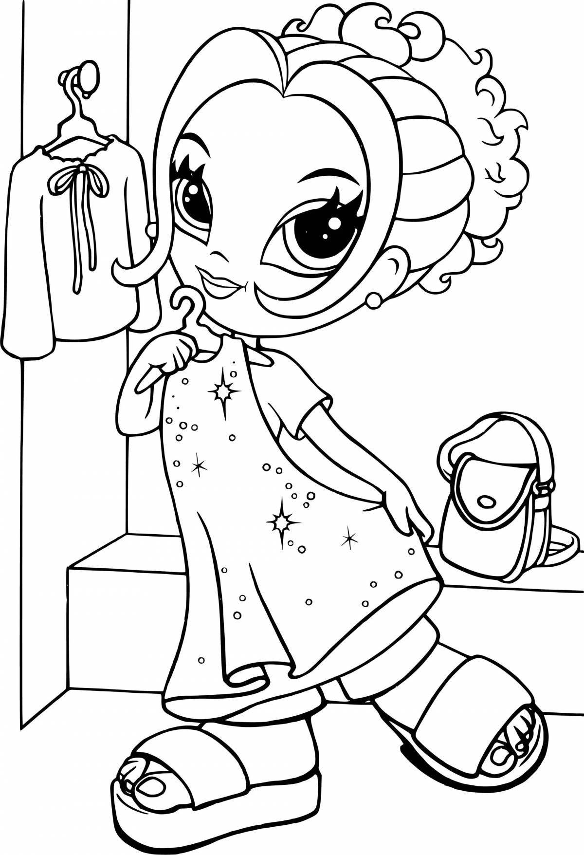 Playful coloring for girls 7 8