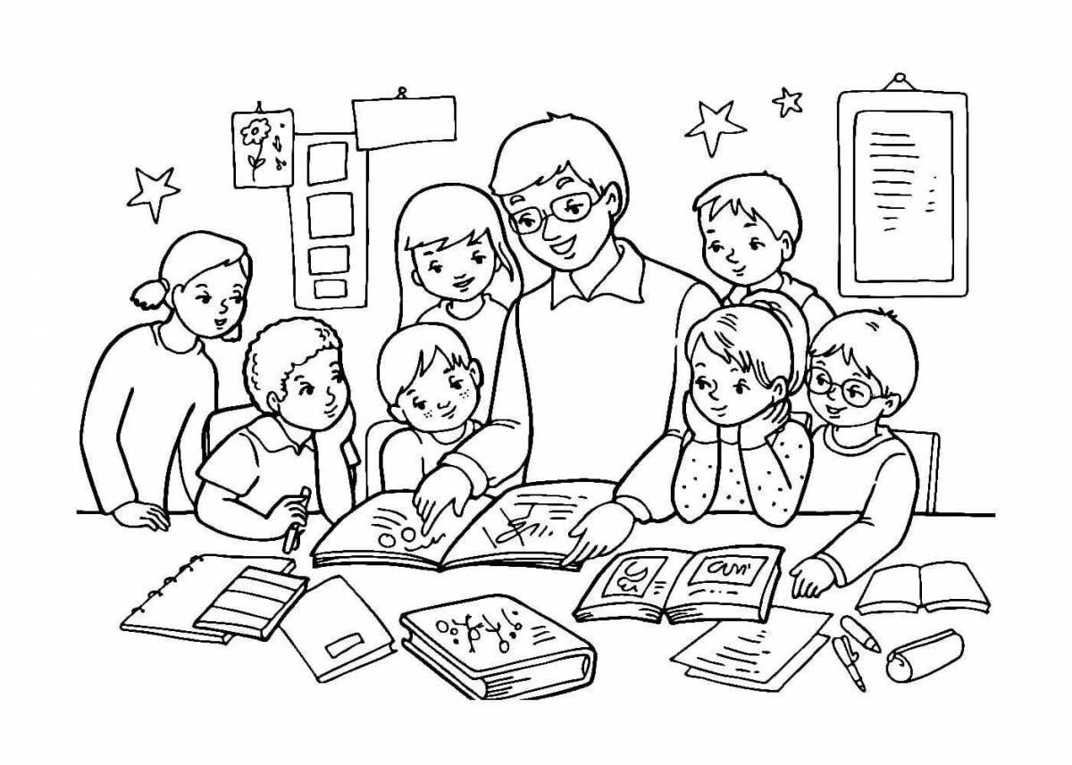 Creative coloring of my class