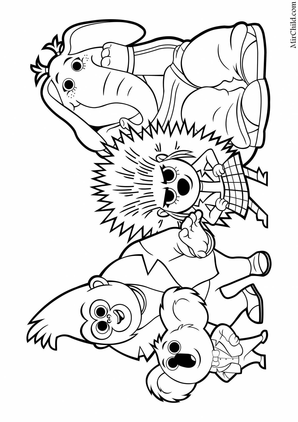 Coloring page nice song 2