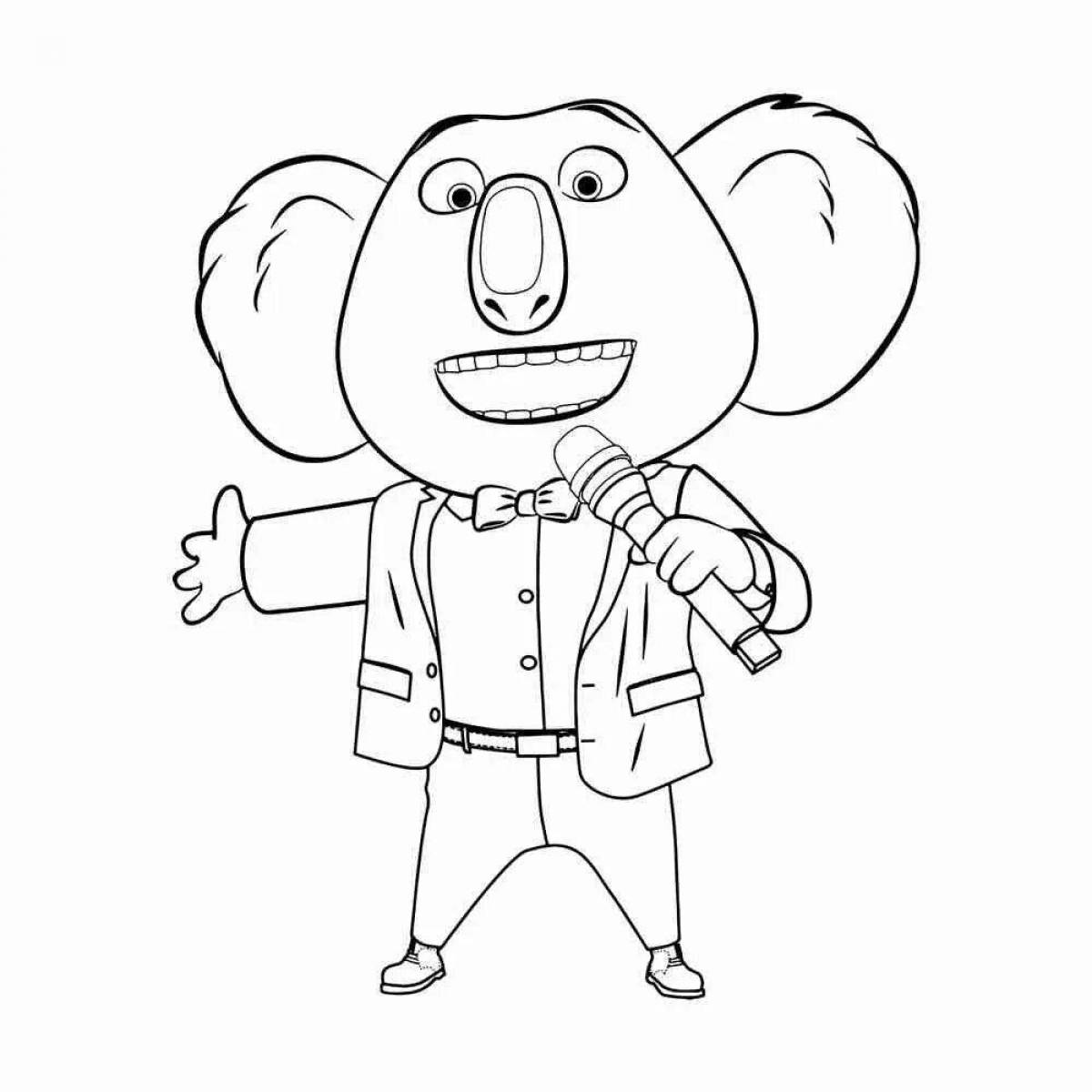 Photo Sing 2 glitter coloring