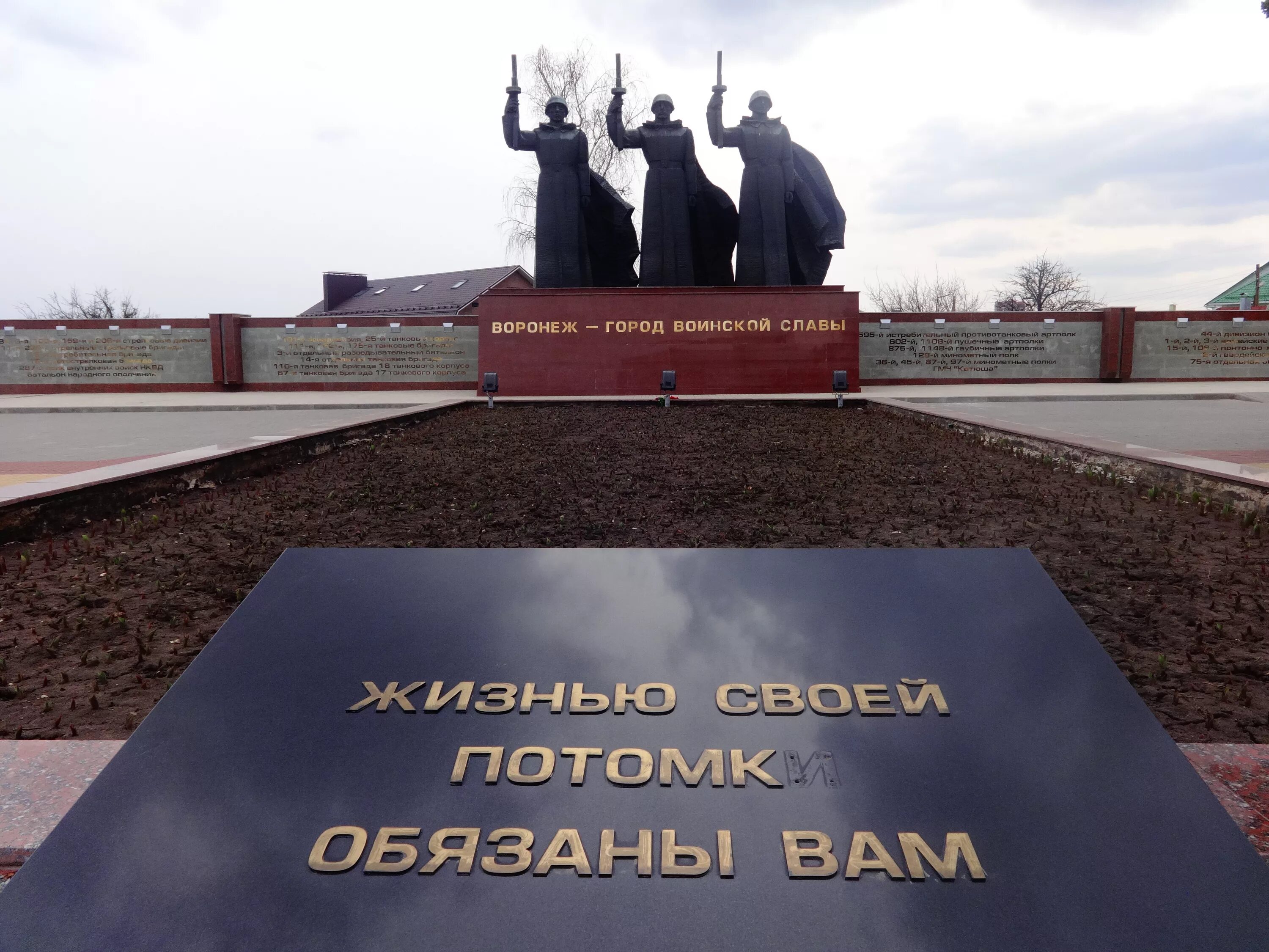 Photo Great coloring of the Voronezh city of military glory