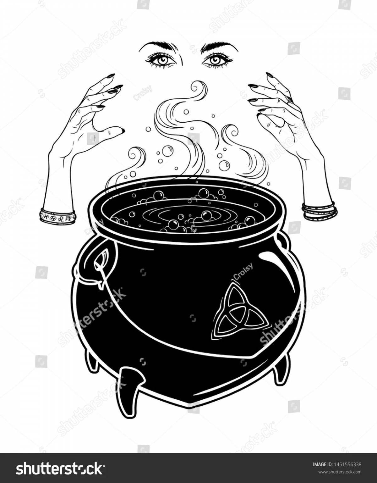 Delightful coloring magic black luxurious flowers