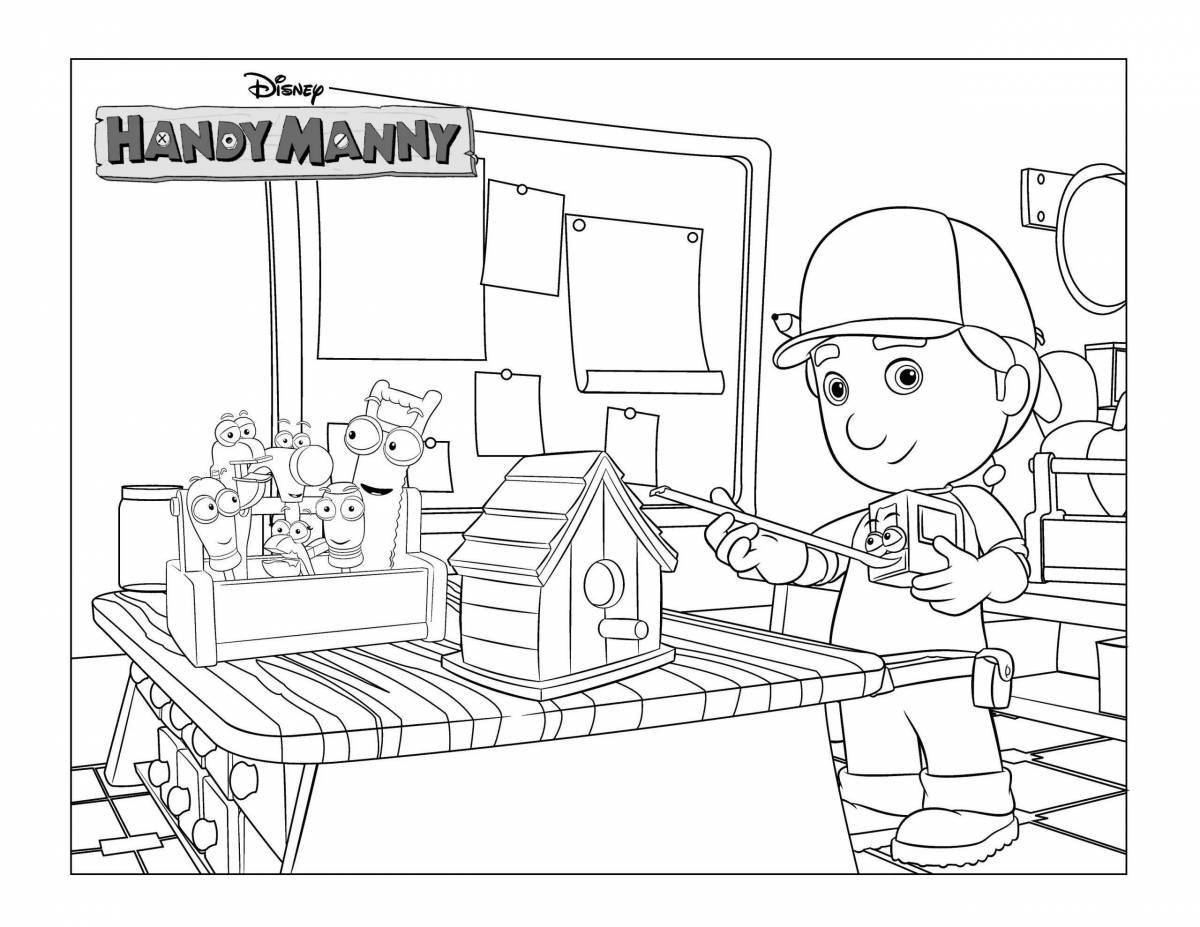 Bright cog coloring page