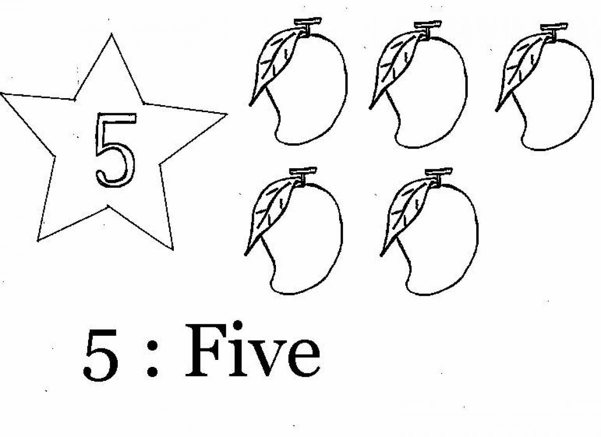 Цифра 5 схема. Раскраска цифры. Цифра 5 раскраска. 5 Груш раскраска. Цифра 5 раскраска для детей.