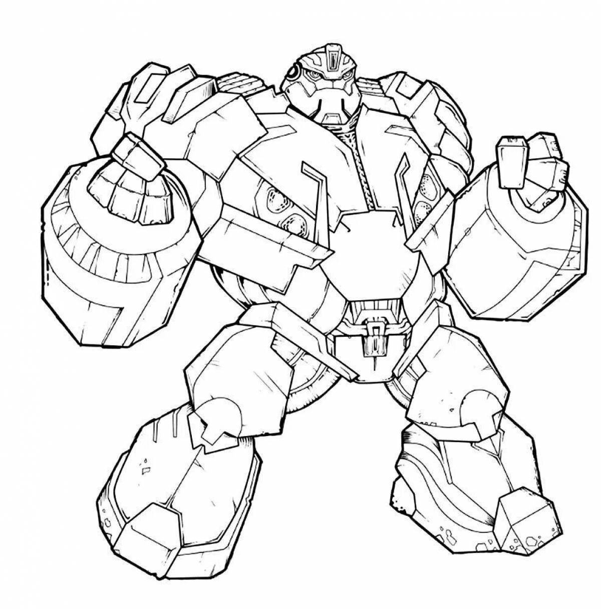 Dazzling Autobots coloring page