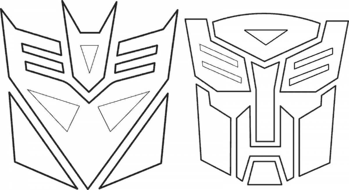 Monumental Autobot coloring book