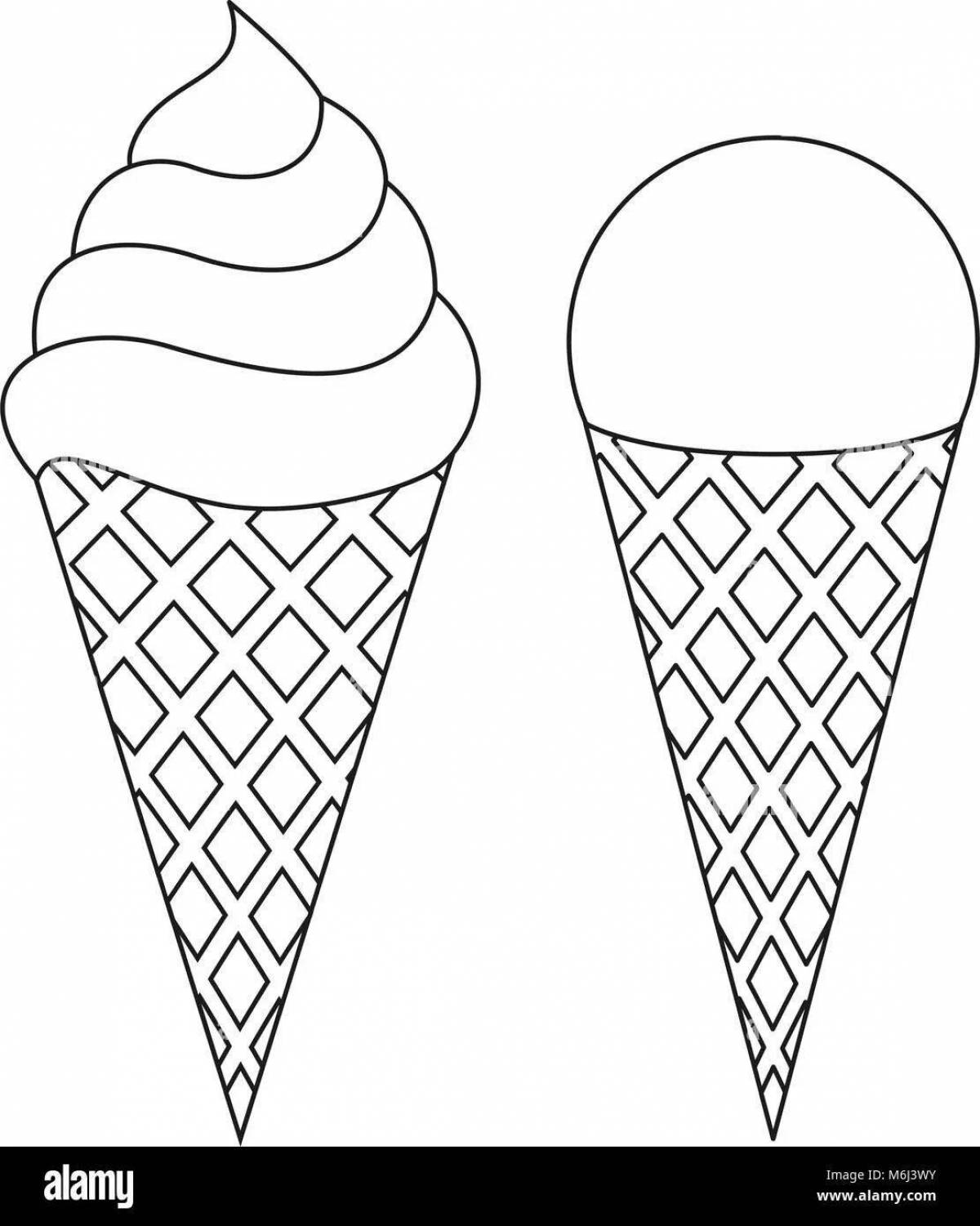 Lovely horn coloring page