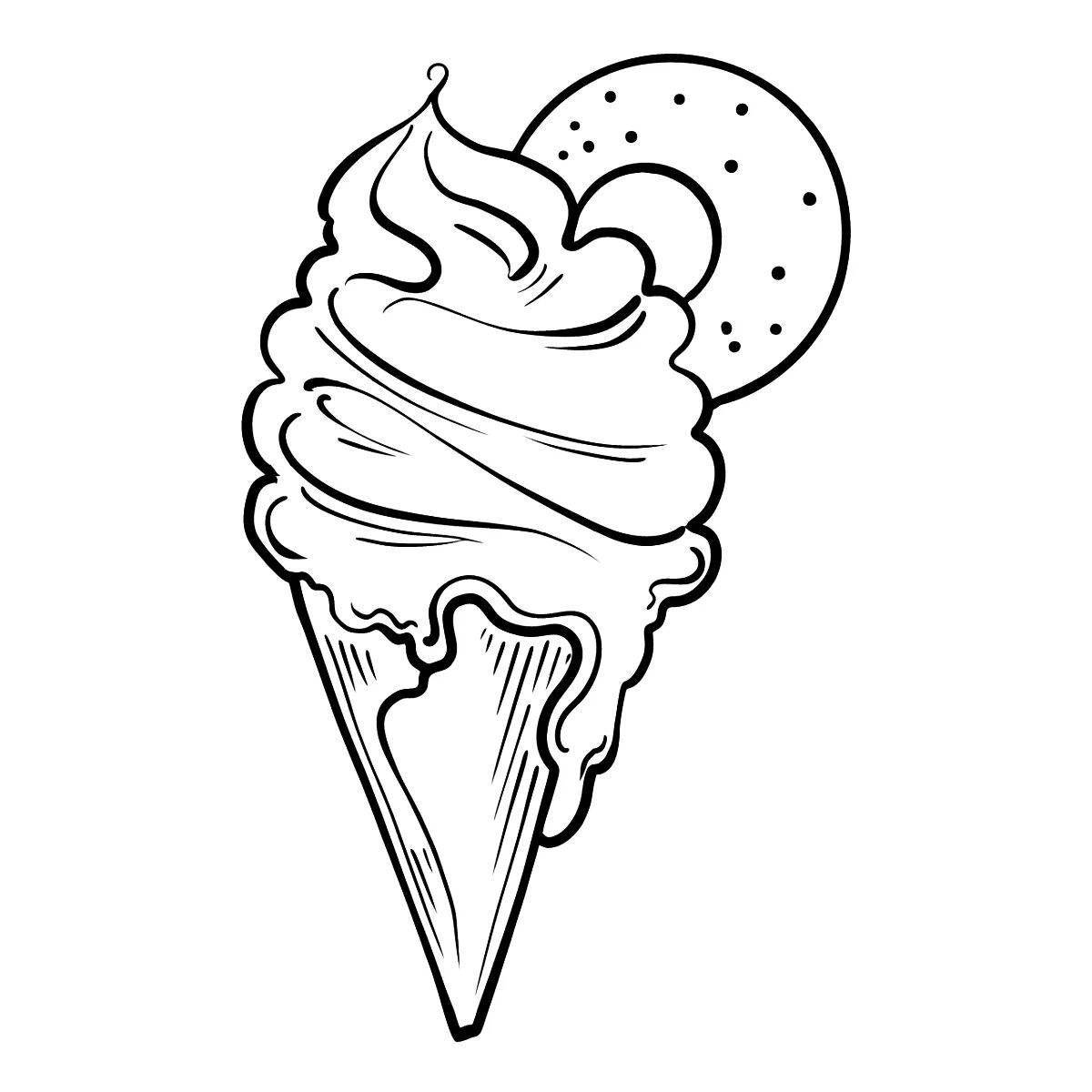 Fat horn coloring page
