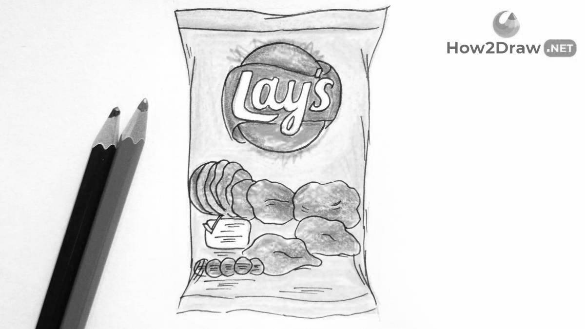 Photo Bright lace coloring