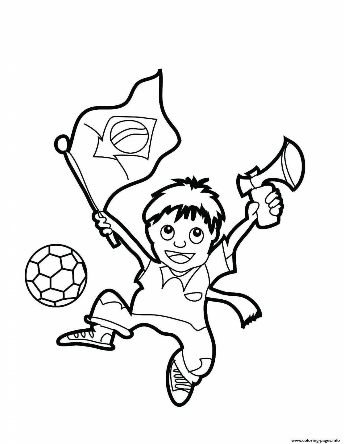 Coloring book luminous brazil