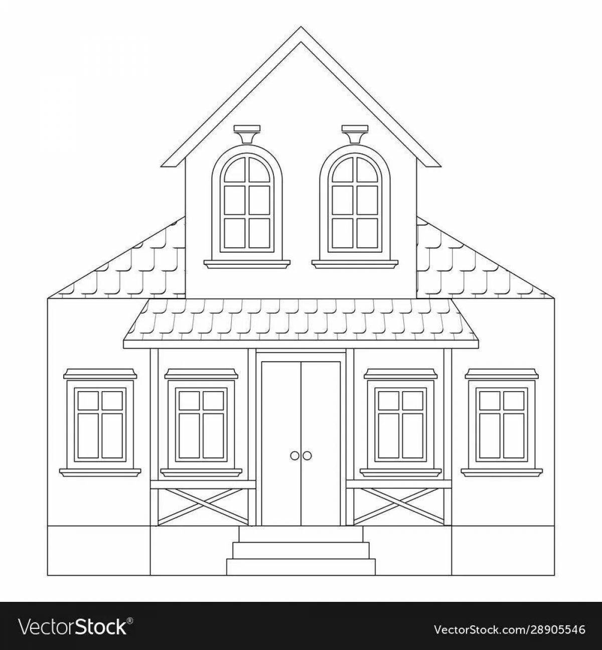 Photo Joyful coloring porch