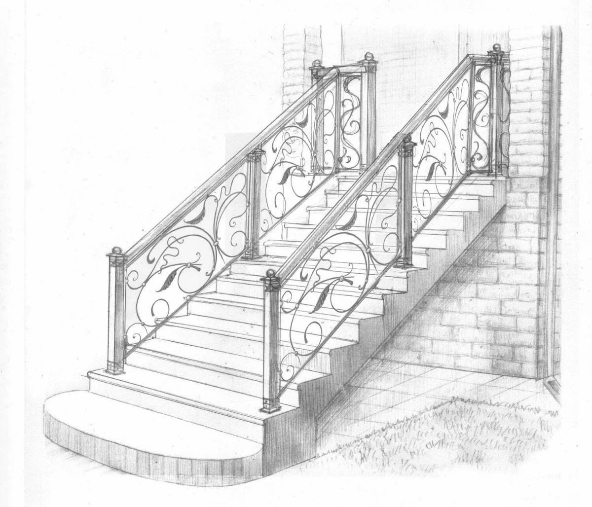 Photo Luxury coloring porch