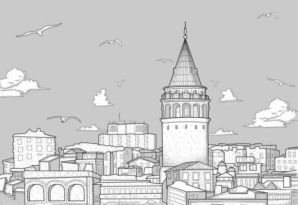 Fun coloring istanbul