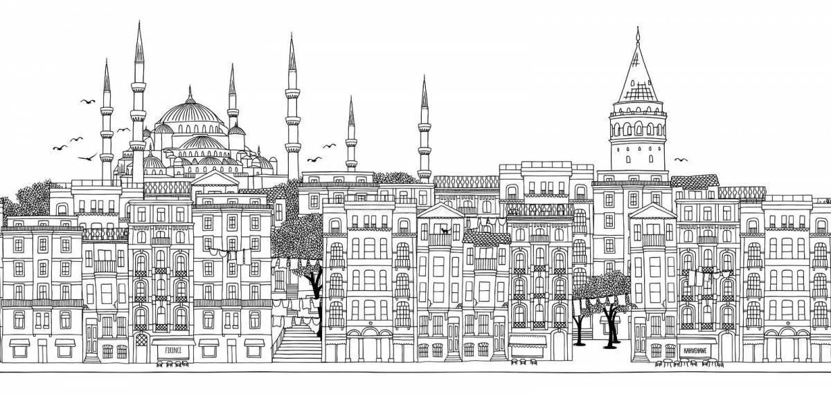 Lucky istanbul coloring page