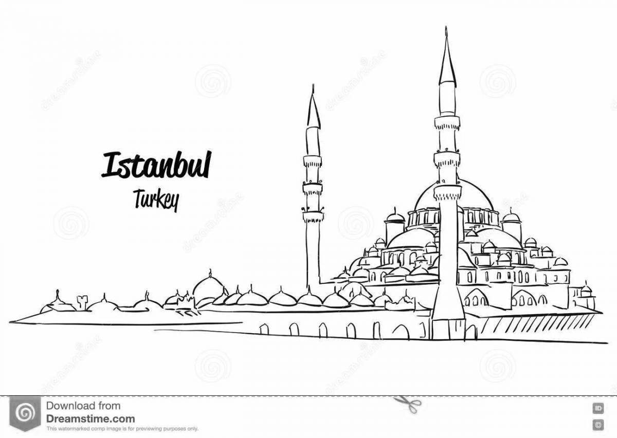 Colouring joyful istanbul