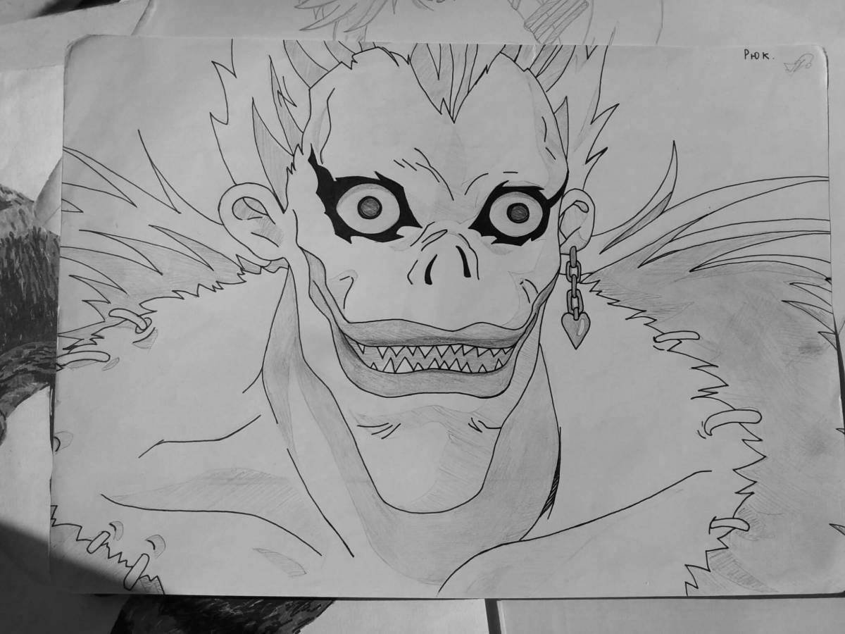 Exciting ryuk coloring