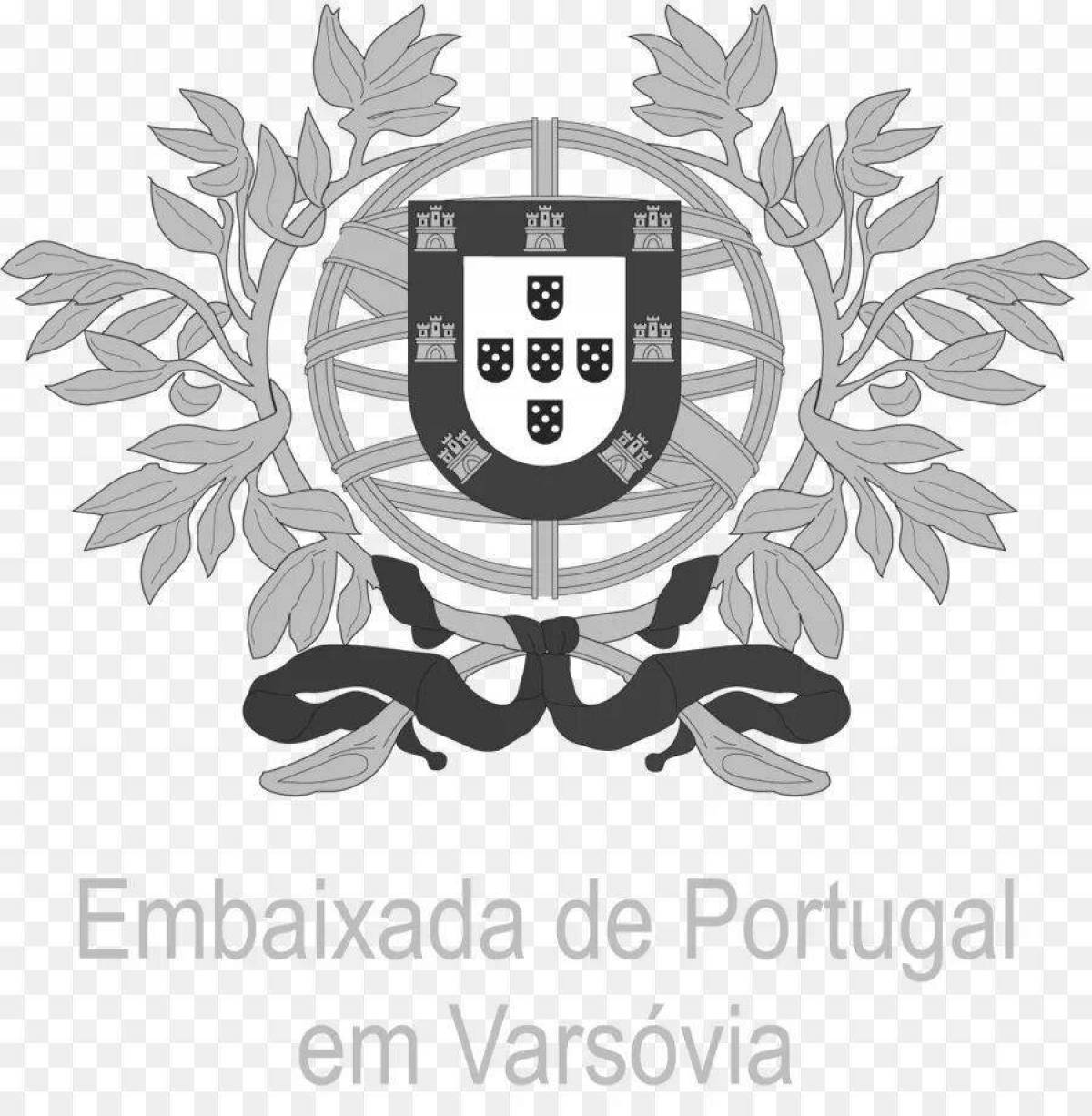 Majestic portugal coloring page