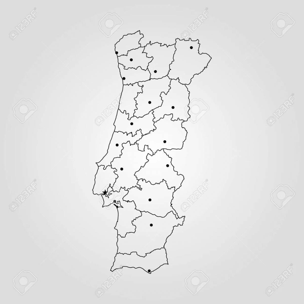 Gorgeous coloring of portugal