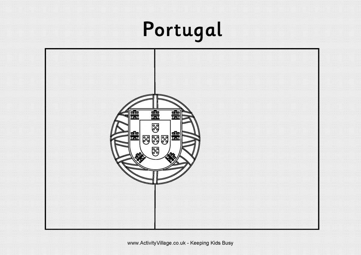 Great portugal coloring page