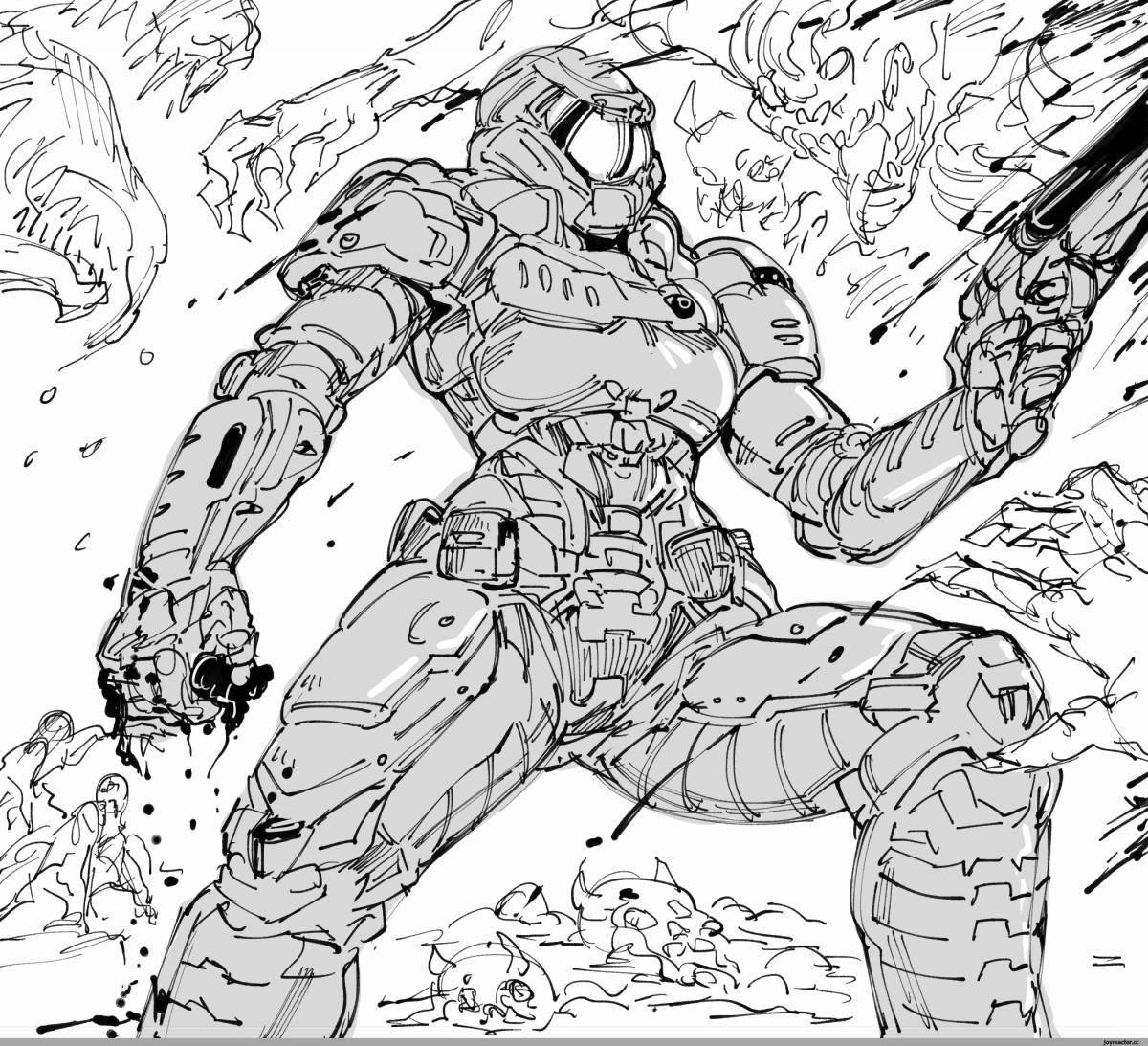 Colorful coloring doom