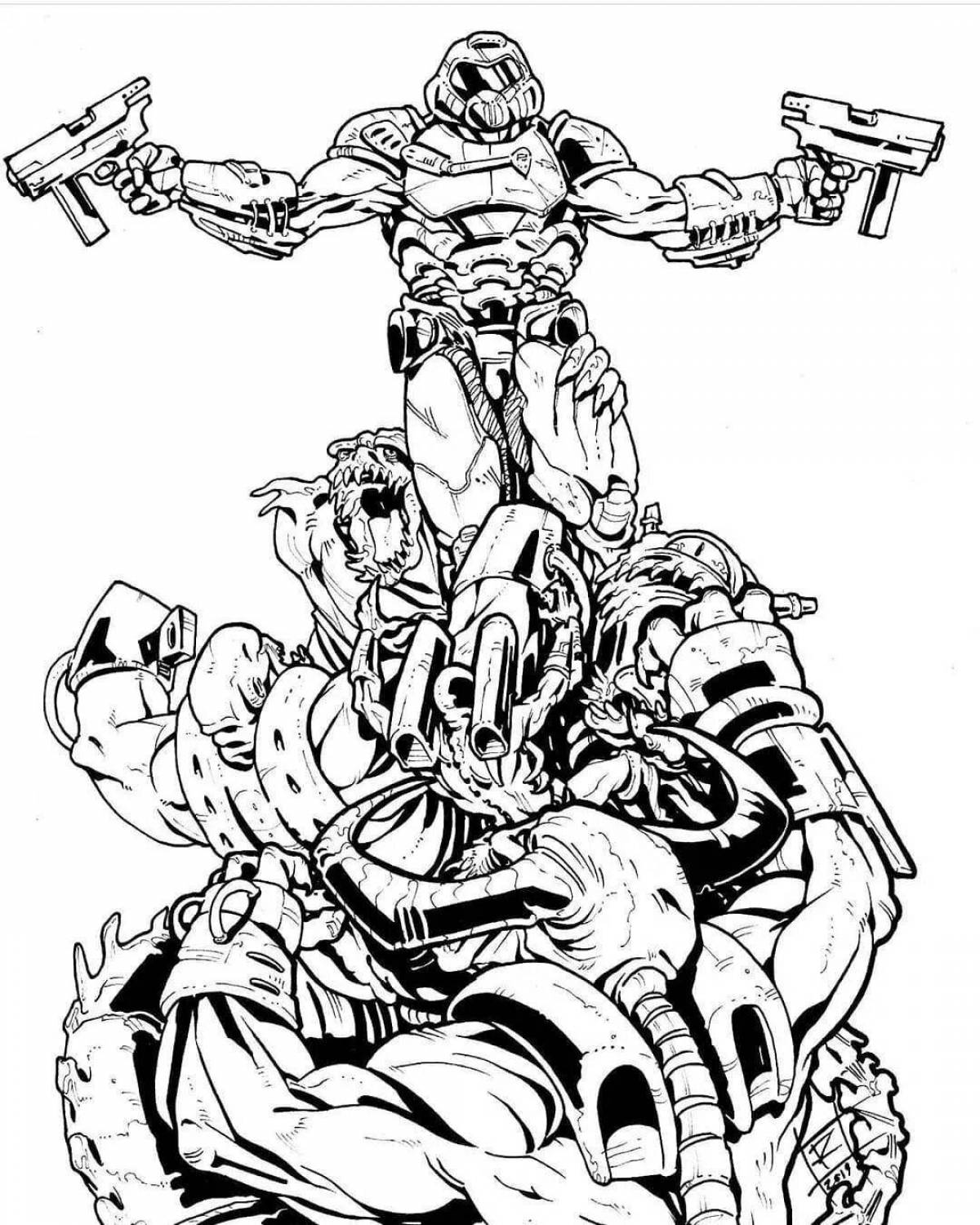Doom live coloring