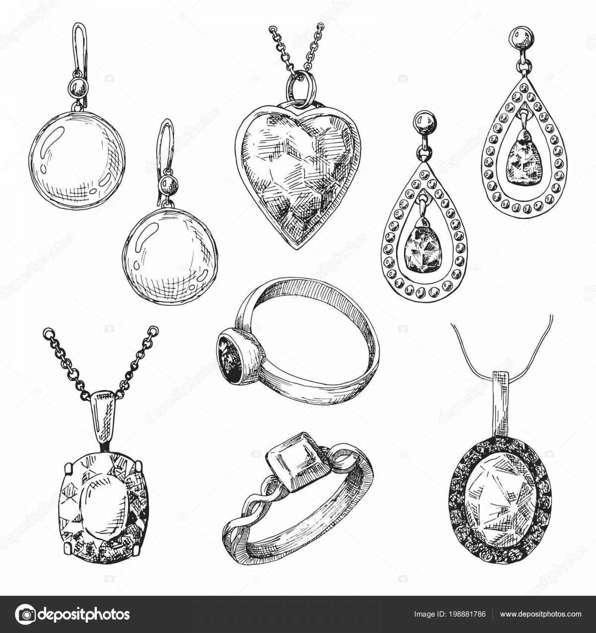 Luxury coloring jeweler