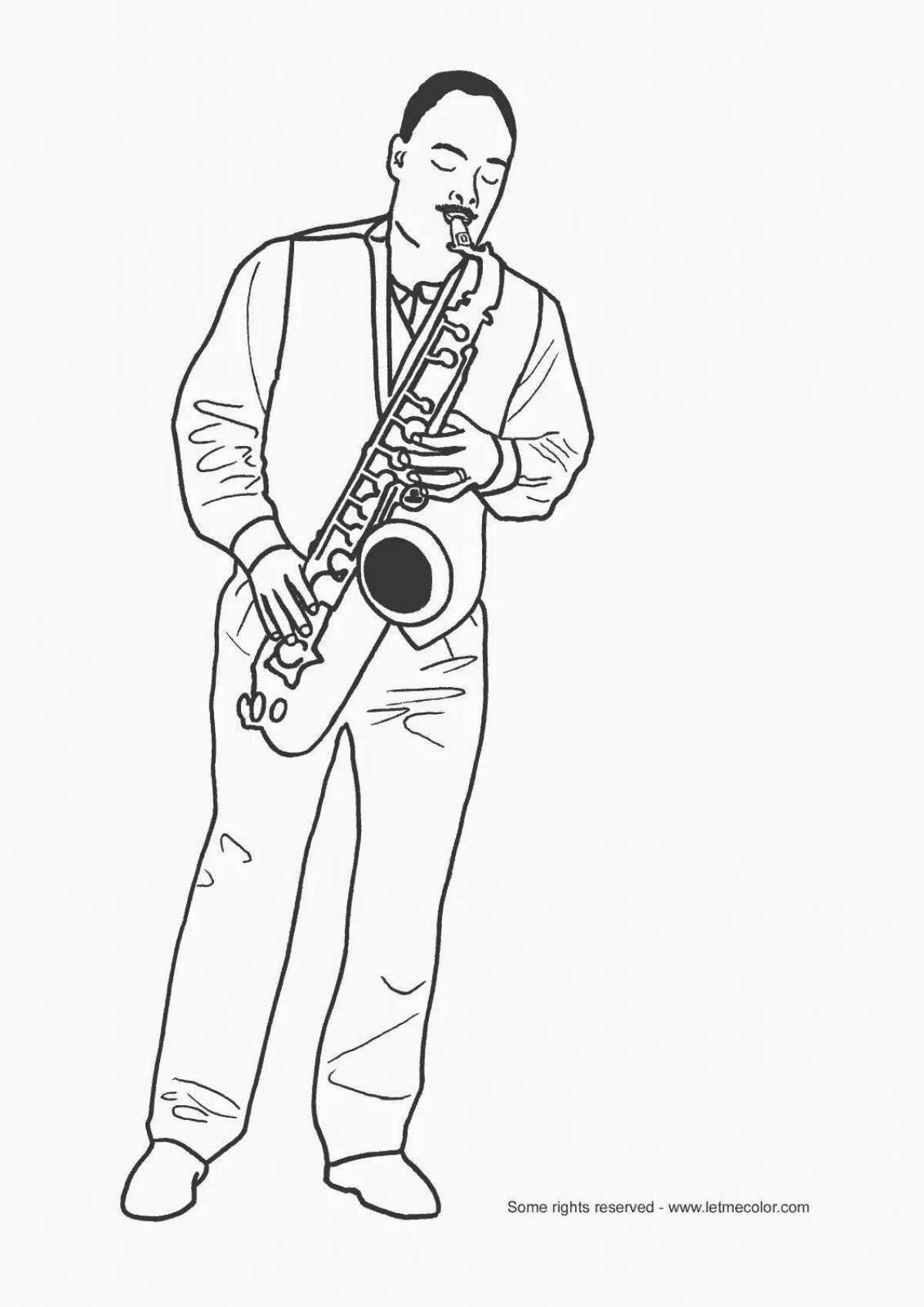 Live coloring musician