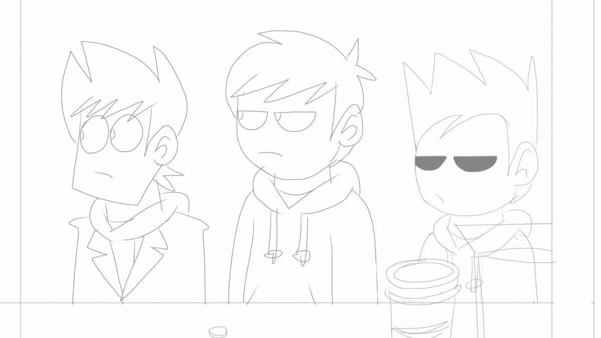 Photo Colorful coloring eddsworld