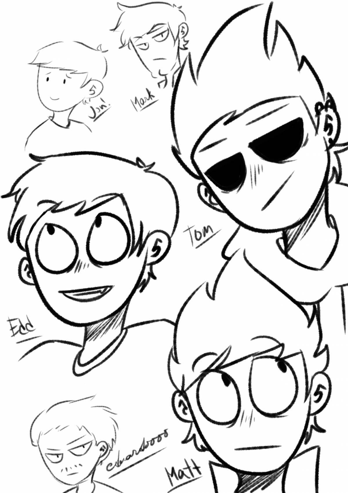Photo Joyful coloring eddsworld
