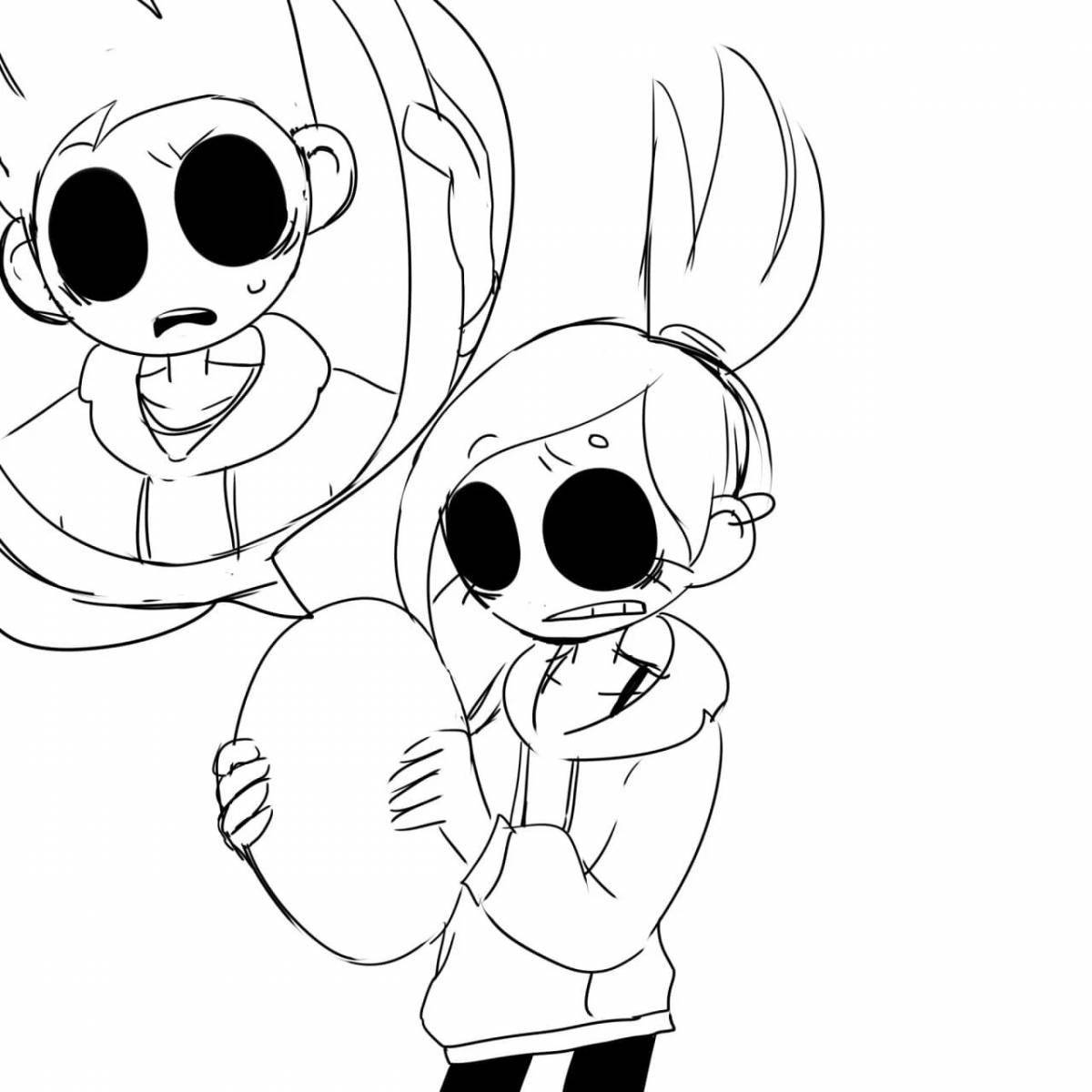 Adorable eddsworld coloring book