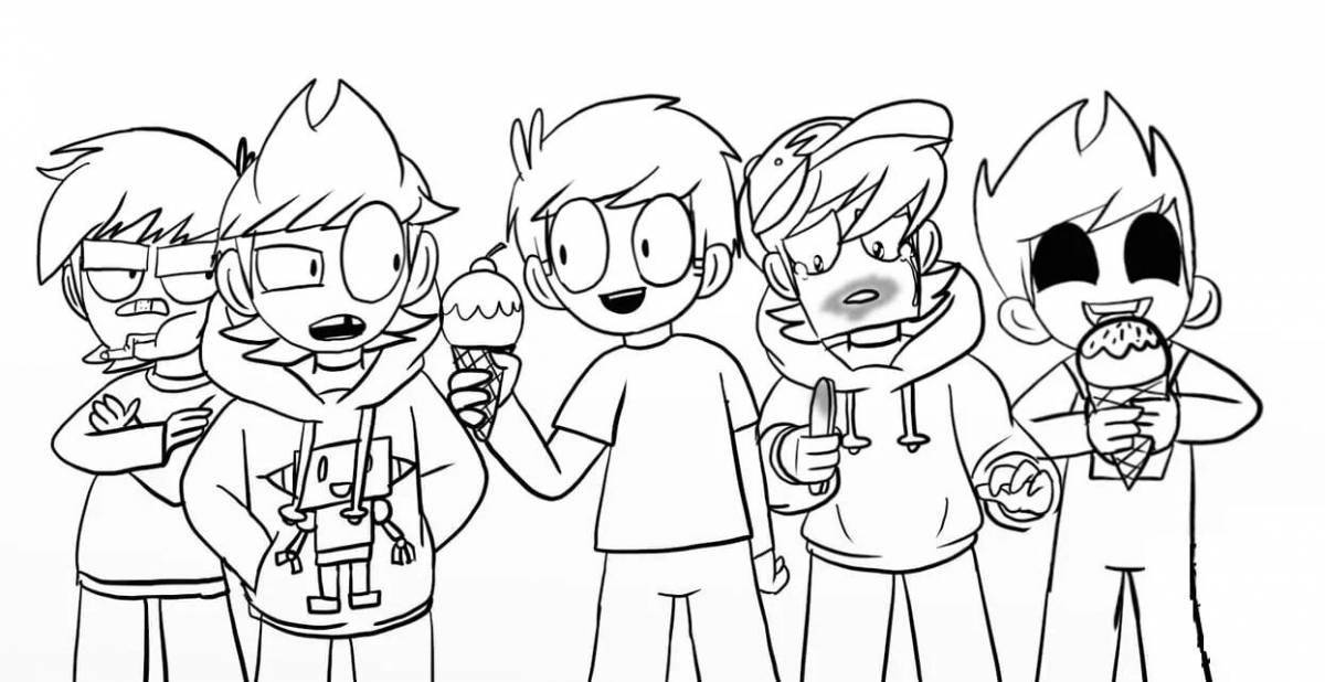 Magic coloring eddsworld