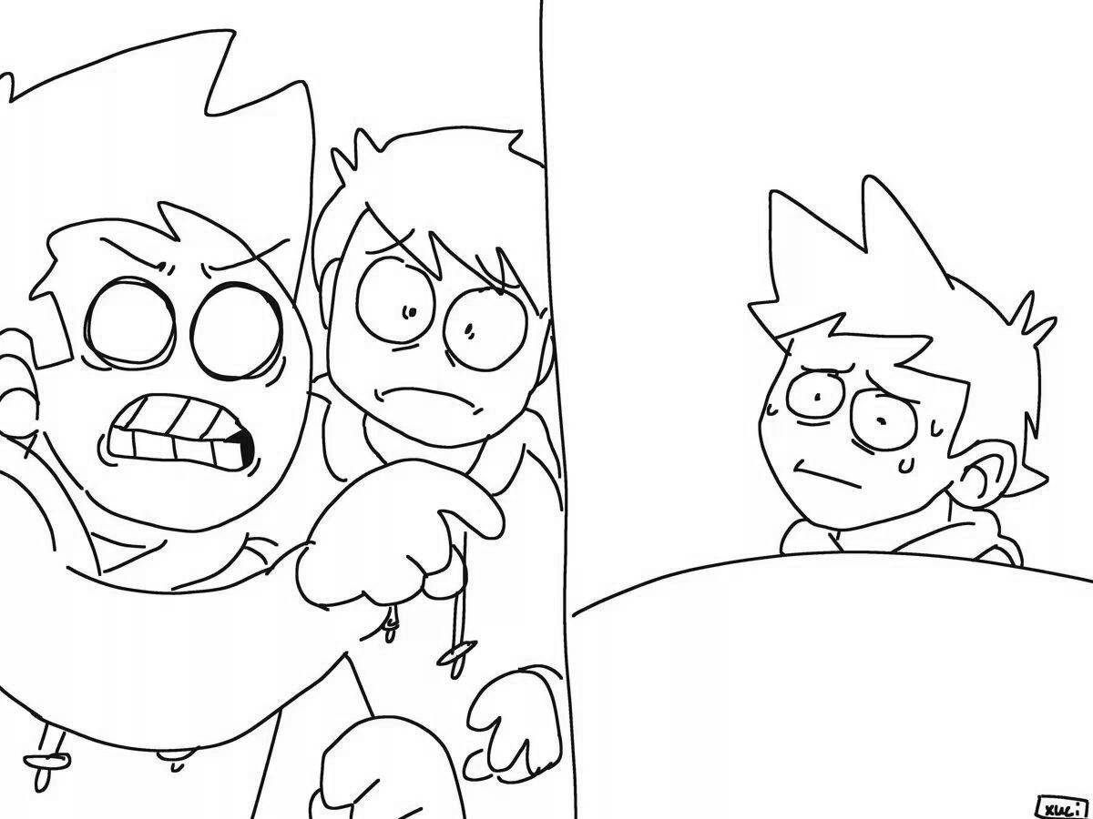 Photo Eddsworld fantasy coloring book