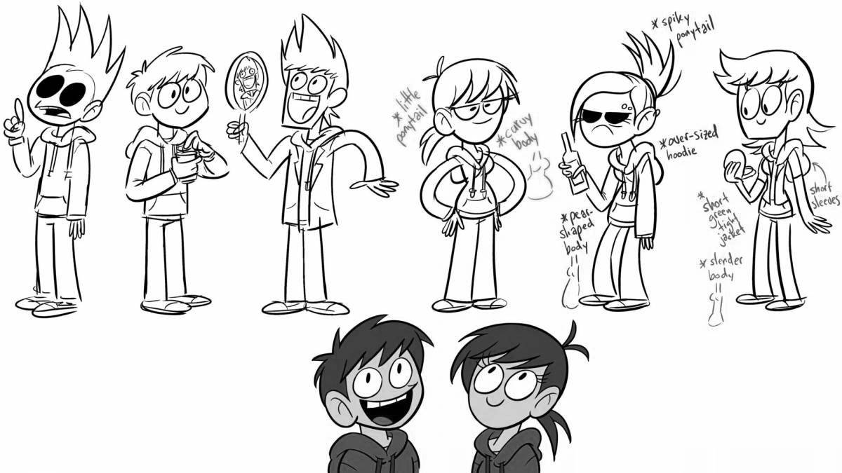 Photo Coloring sweet eddsworld