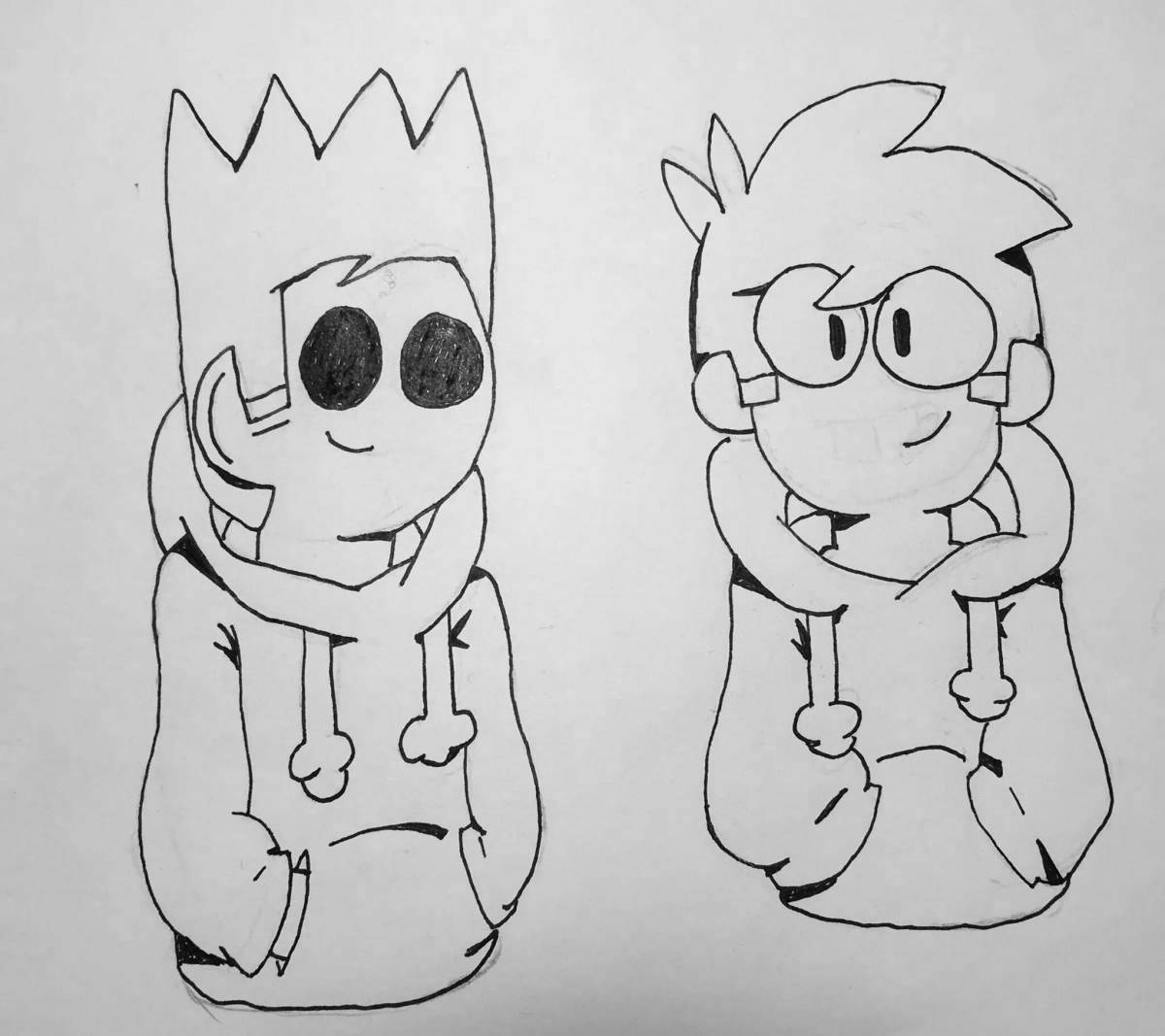 Animated coloring eddsworld